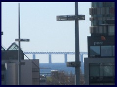 Malmö skyline from the Central station's garage 15 - Öresundsbron
